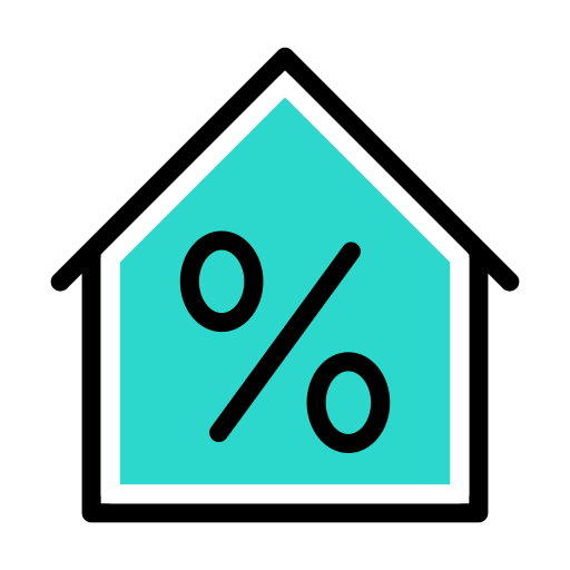 House Vector Stall Lineal Color icon