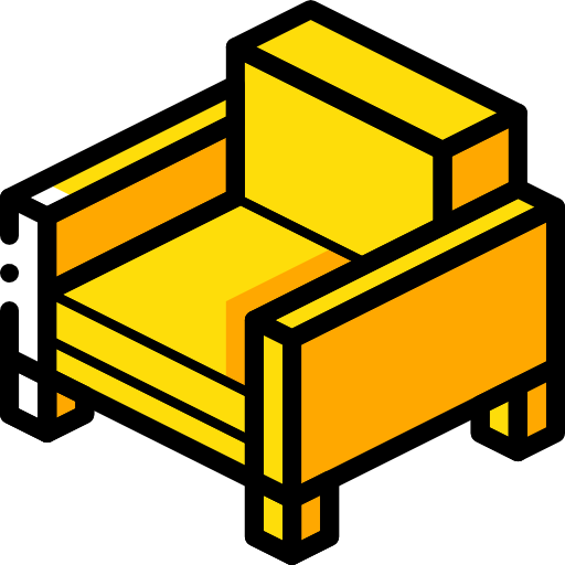 fotel Isometric Miscellany Yellow ikona