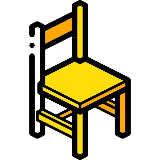 stuhl Isometric Miscellany Yellow icon