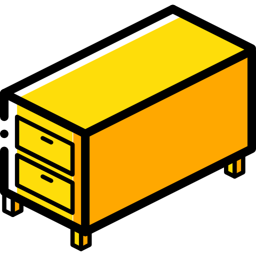 szuflady Isometric Miscellany Yellow ikona