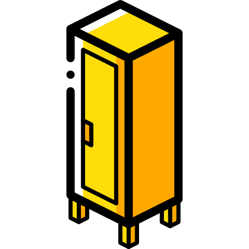 ロッカー Isometric Miscellany Yellow icon
