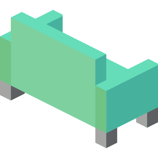 ソファー Isometric Miscellany Flat icon