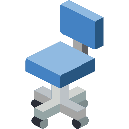 bürostuhl Isometric Miscellany Flat icon