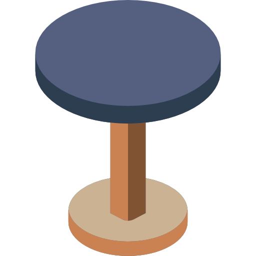 tafel Isometric Miscellany Flat icoon