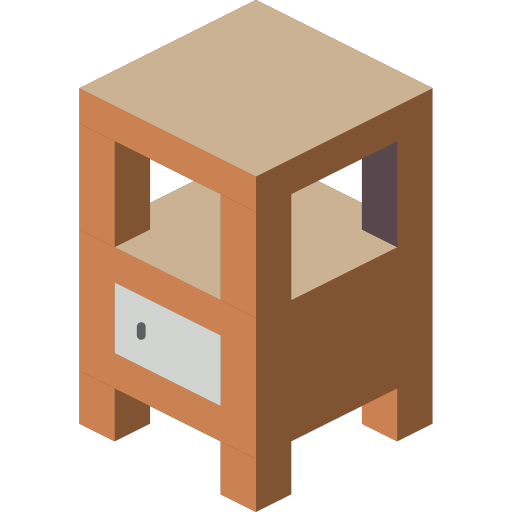 Table Isometric Miscellany Flat icon