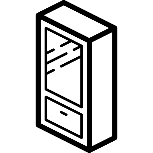 kleiderschrank Isometric Miscellany Lineal icon