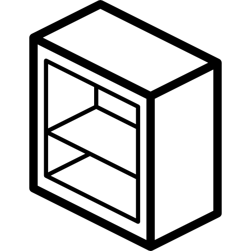 estante Isometric Miscellany Lineal icono