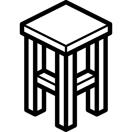 Табурет Isometric Miscellany Lineal иконка