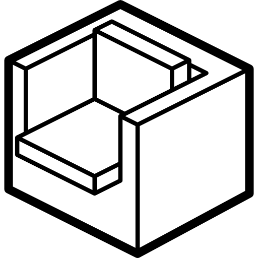 Кресло Isometric Miscellany Lineal иконка