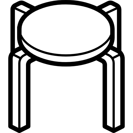 テーブル Isometric Miscellany Lineal icon