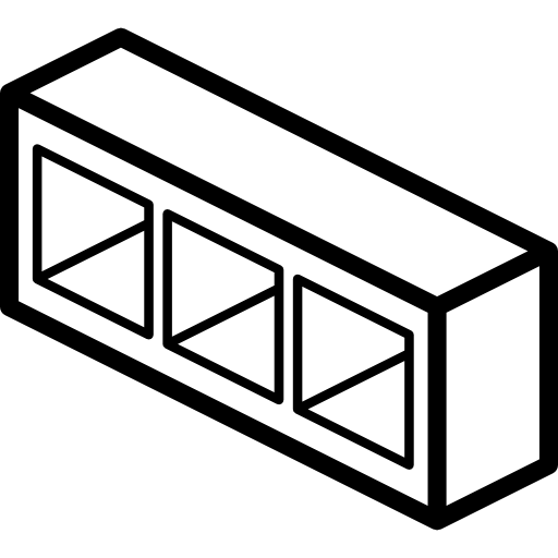 シェルフ Isometric Miscellany Lineal icon