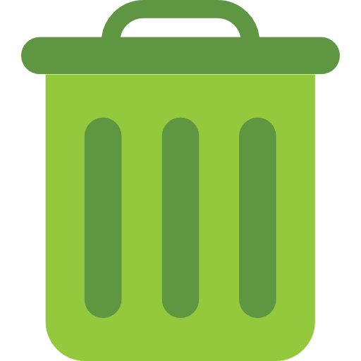 Trash Good Ware Flat icon