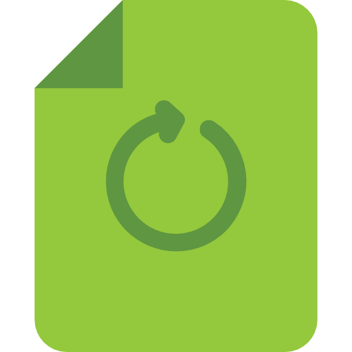 紙のリサイクル Good Ware Flat icon