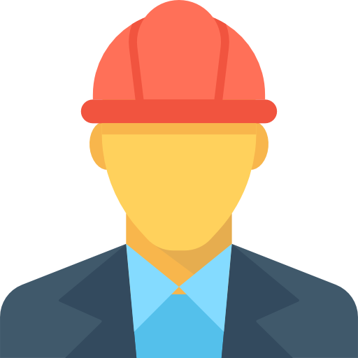 Engineer Flat Color Flat icon