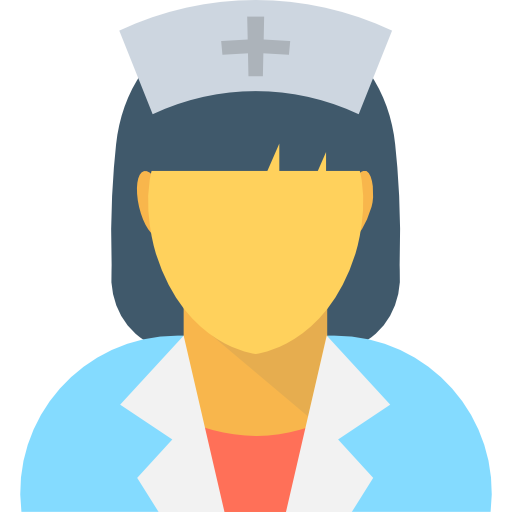 Nurse Flat Color Flat icon