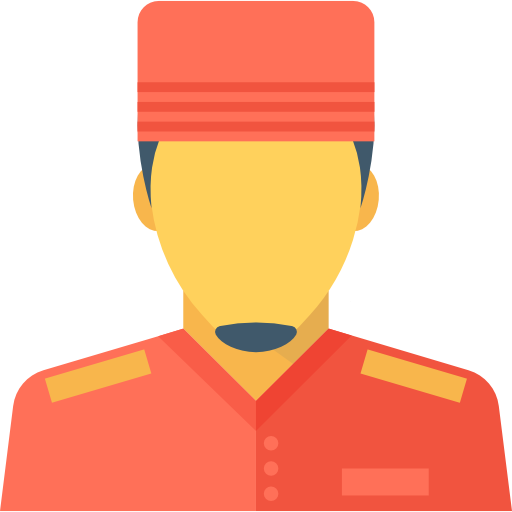 Bellboy Flat Color Flat icon