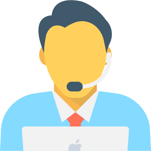 telemarketer Flat Color Flat icon