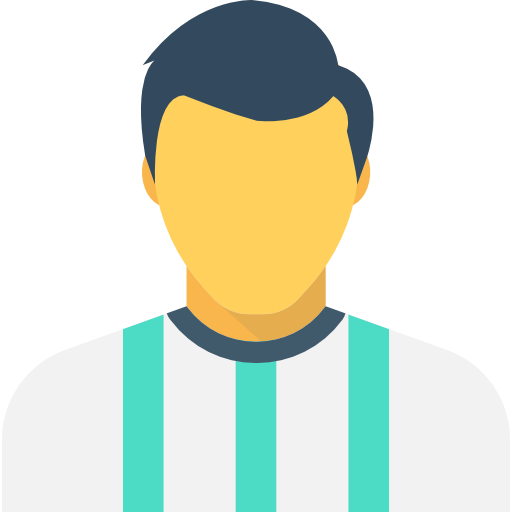 Football player Flat Color Flat icon