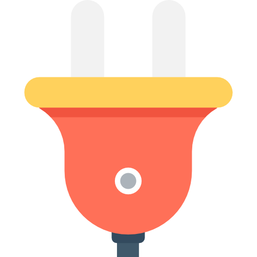 plug Flat Color Flat icoon