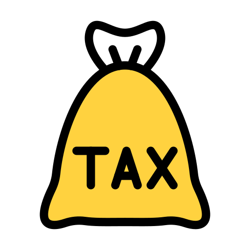 Tax Vector Stall Lineal Color icon
