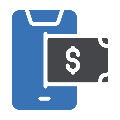 paiement en ligne Generic Blue Icône