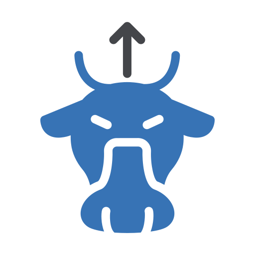 Stock market Generic Blue icon