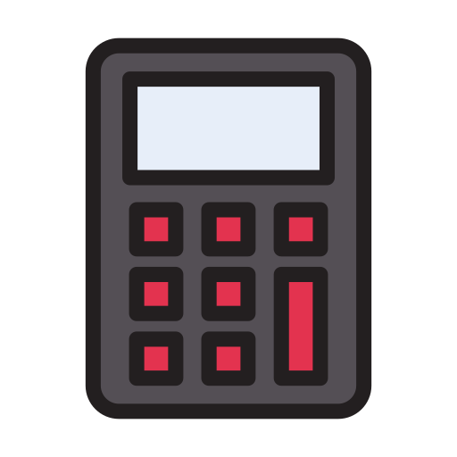 Calculation Vector Stall Lineal Color icon