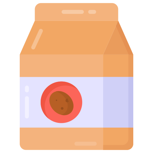 koffie pakket Generic Flat icoon