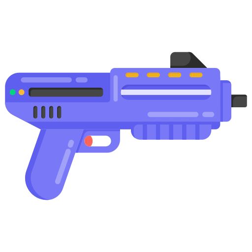 pistola de agua Generic Flat icono