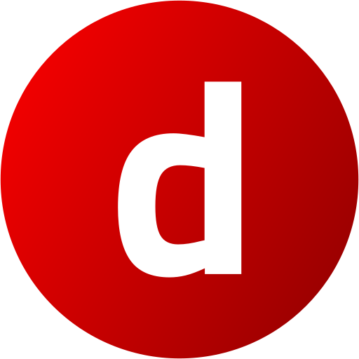 Буква d Generic Circular иконка