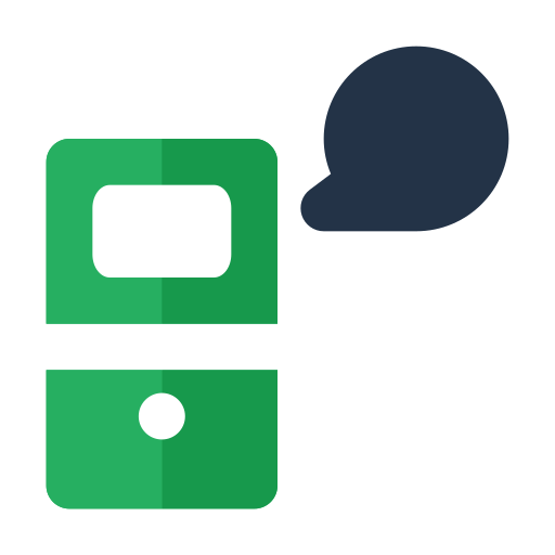 Phone chat Generic Outline Color icon