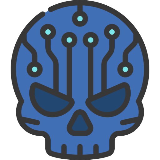 Skull Juicy Fish Soft-fill icon