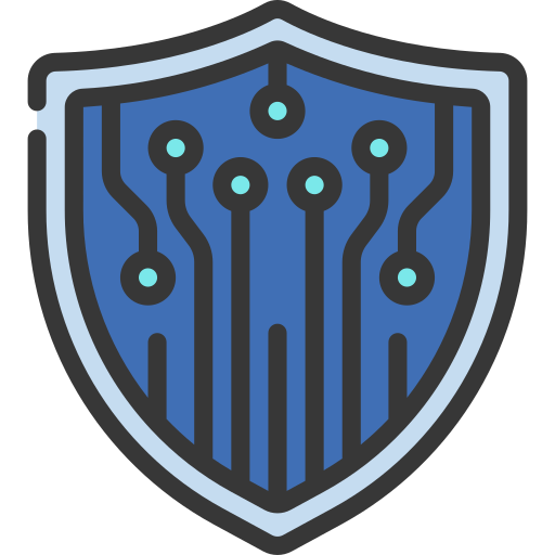 la seguridad cibernética Juicy Fish Soft-fill icono