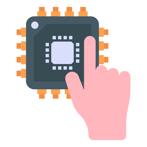 microprocesseur Generic Flat Icône