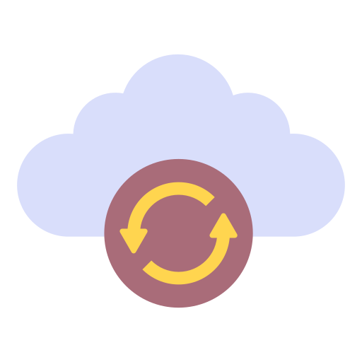 gegevens synchronisatie Generic Flat icoon