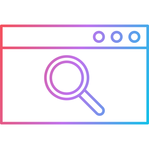 Search engine Generic Gradient icon