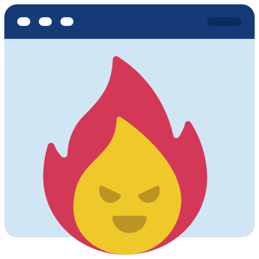 flamme Juicy Fish Flat icon