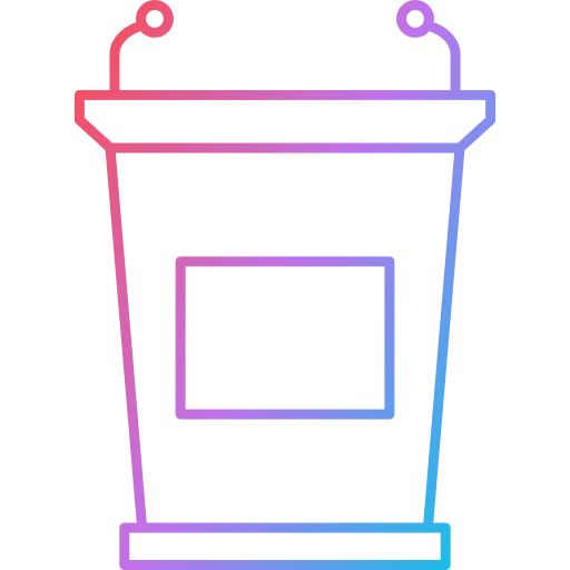 rednerpult Generic Gradient icon