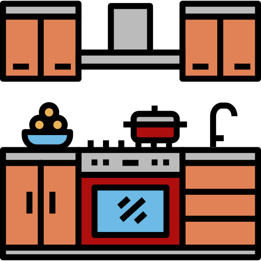 cocina Generic Outline Color icono