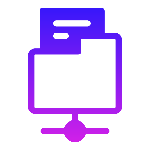 archief delen Generic Flat Gradient icoon