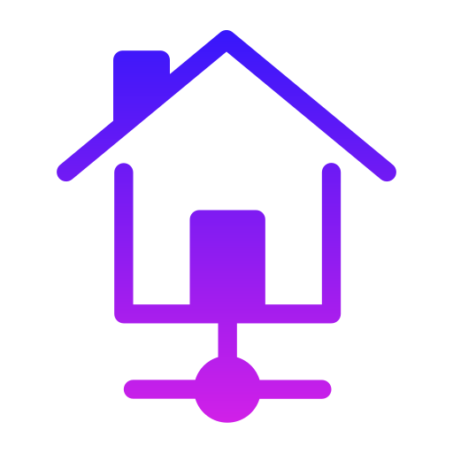 똑똑한 집 Generic Flat Gradient icon