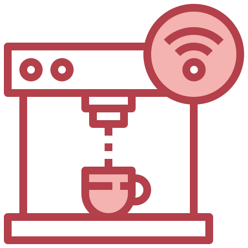 Coffee machine Surang Red icon