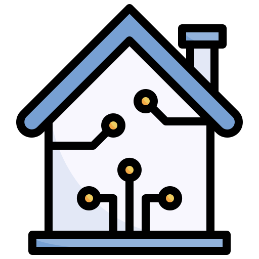 똑똑한 집 Surang Lineal Color icon