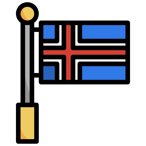 아이슬란드 Surang Lineal Color icon