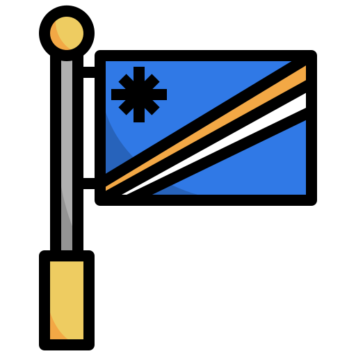 마샬 아일랜드 Surang Lineal Color icon
