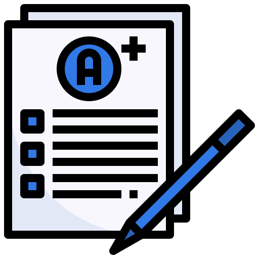 Exam Surang Lineal Color icon