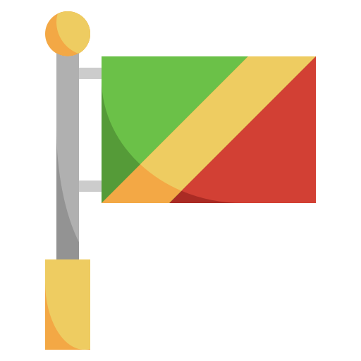 republik kongo Surang Flat icon