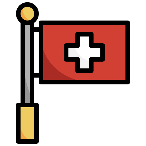 Switzerland Surang Lineal Color icon