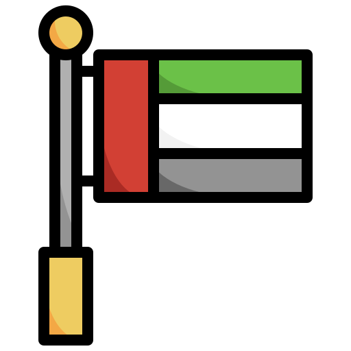 아랍 에미리트 Surang Lineal Color icon