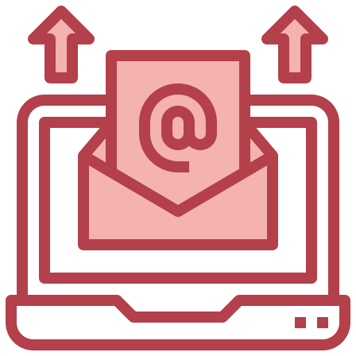 e-mail Surang Red ikona